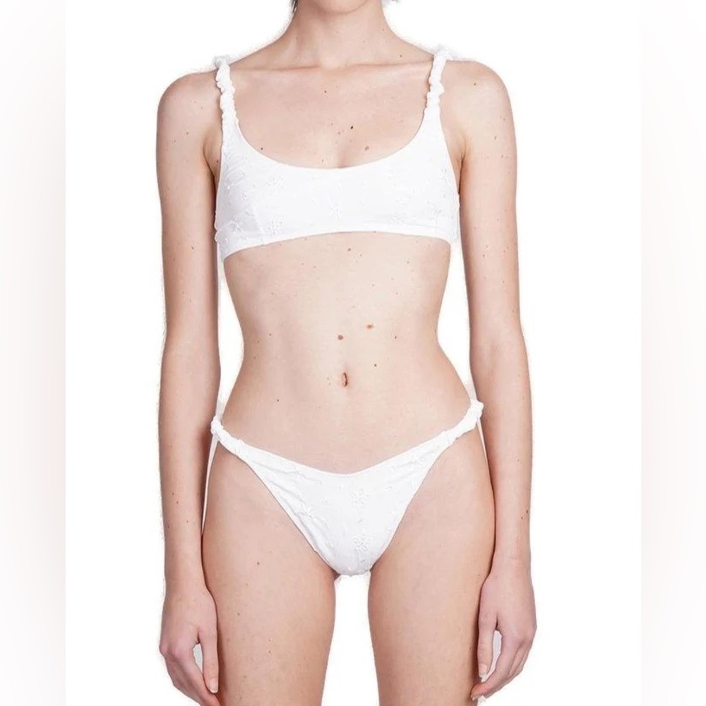 MC2 Saint Barth Diamond- Pearlie Flower Embroidery 01 Bikini set